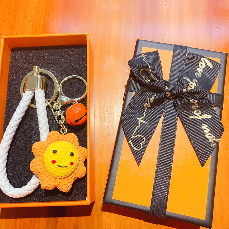 Wholesale Cute Star Moon Rainbow Sun Doll Doll Resin Keychain